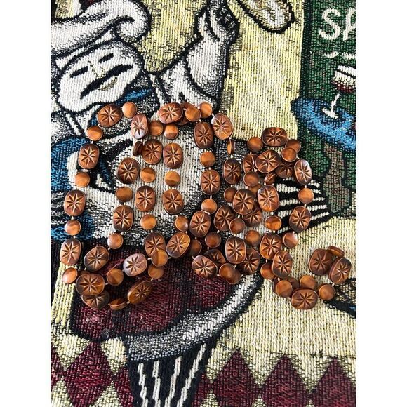 Long Wooden Necklace - Picture 4 of 4